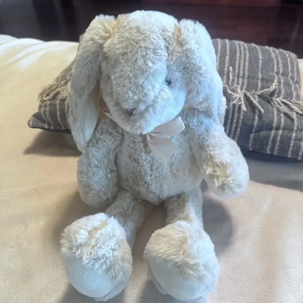 Dragon Drew Beige Rabbit Plush Frosted Bunny 17